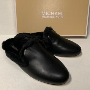 BRAND NEW MICHAEL KORS FUR MULES